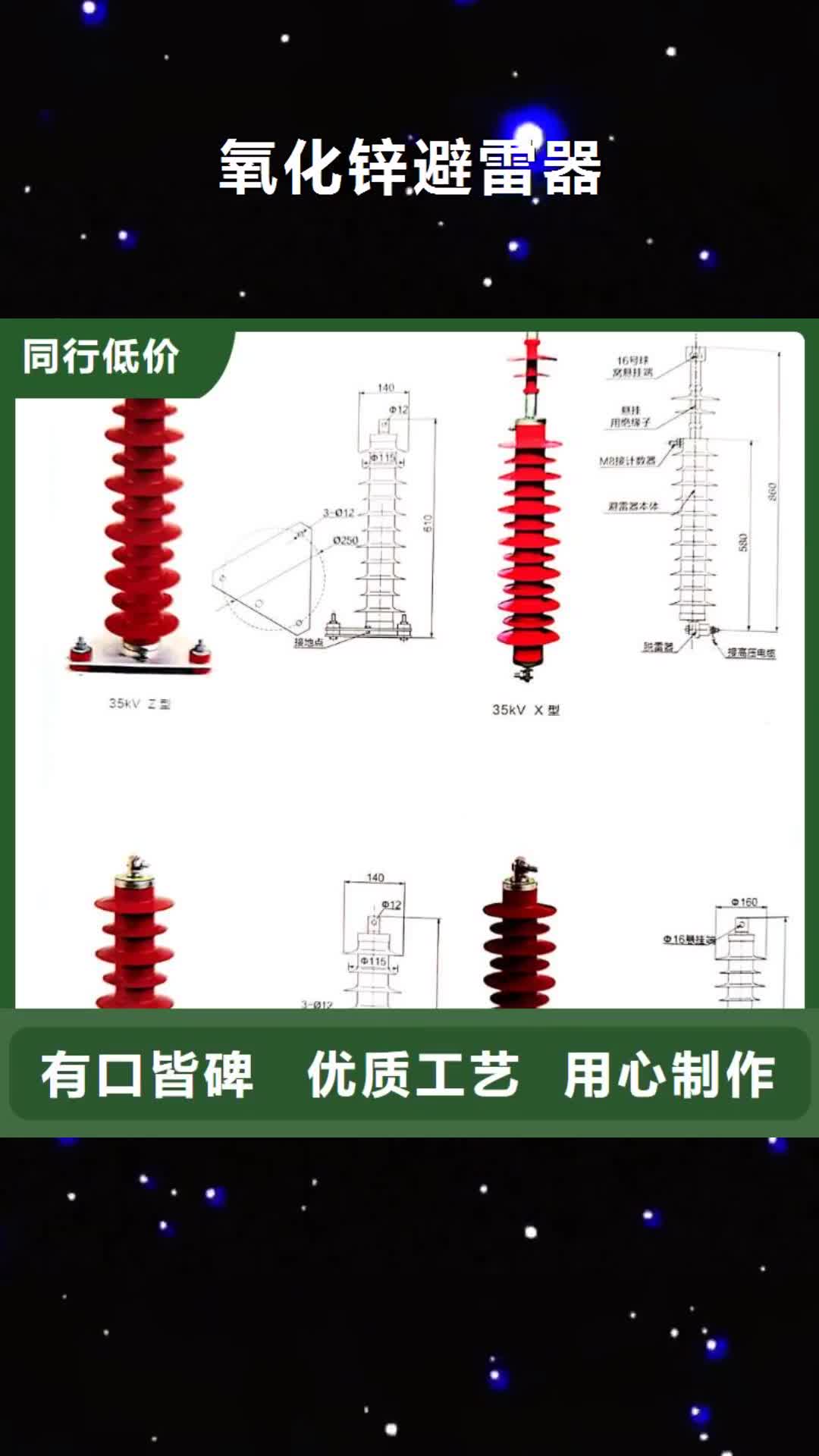 恩施【氧化锌避雷器】XRNT-12KV熔断器型号齐全