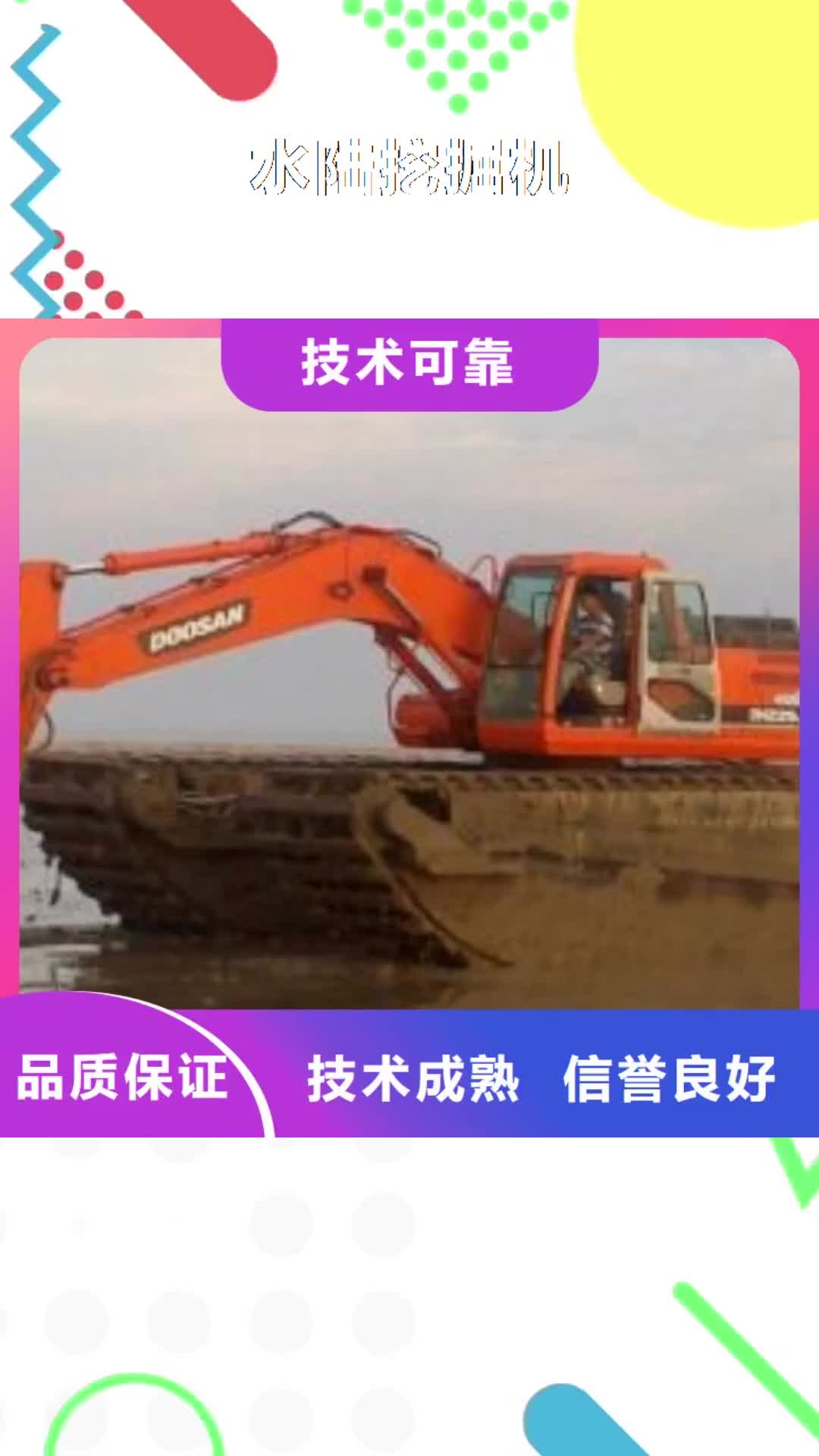 【山东 水陆挖掘机-水上两用挖掘机出租技术可靠】